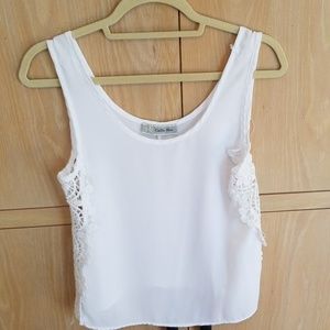 Callie Mae white tank top
